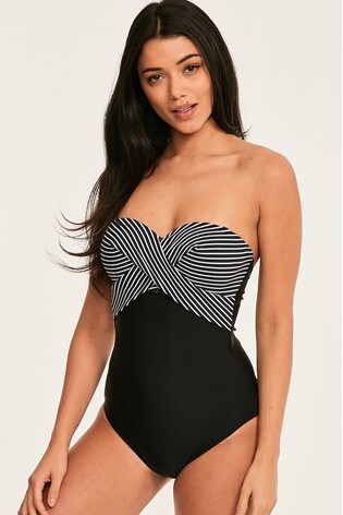 bandeau control swimsuit