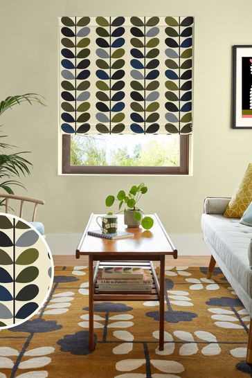 Curtains Blinds Accessories Made To Measure Interlined Roman Blind Orla Kiely Multi Stem Moss Home Furniture Diy Breadcrumbs Ie