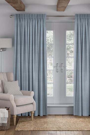 Buy Jasper Powder Blue Made To Measure Curtains From The Next Uk