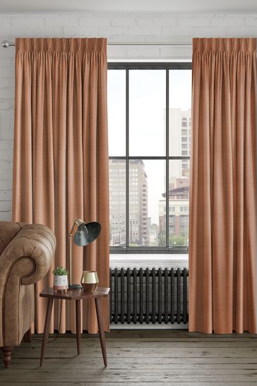Buy Jasper Rust Orange Made To Measure Curtains From The Next Uk
