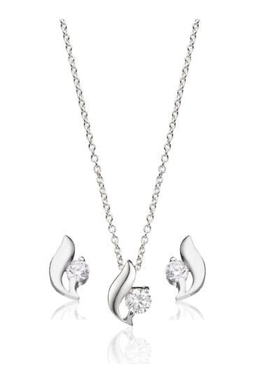 Beaverbrooks necklace and earring set