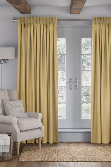 Buy Imogen Sunflower Gold Made To Measure Curtains From The Next
