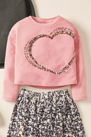 next pink sequin top