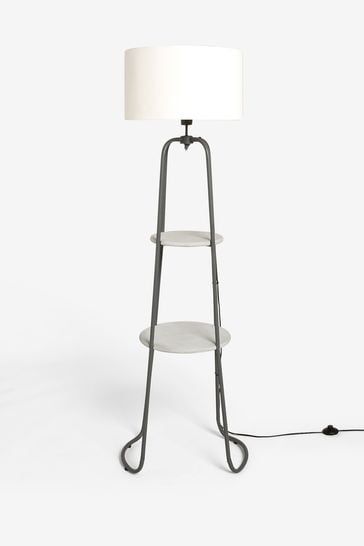 Faringdon Floor Lamp From The, Mainstays Glass End Table Floor Lamp