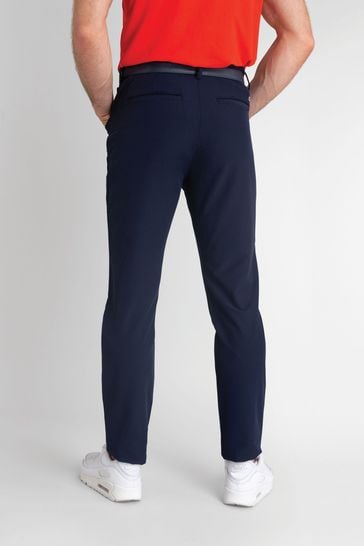 calvin klein slim fit golf trousers