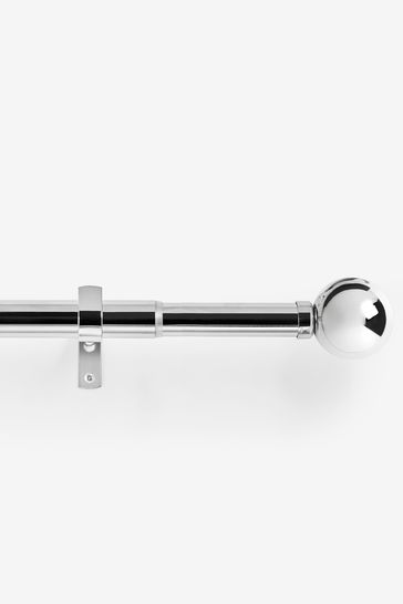 Buy Extendable Ball Eyelet 28mm Curtain Pole Kit From The Next Uk