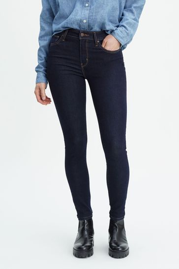 levi high waisted skinny jeans uk