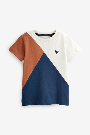 next.us | Short Sleeve Colourblock T-Shirt
