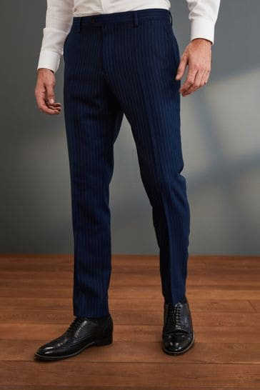 stripe suit trousers