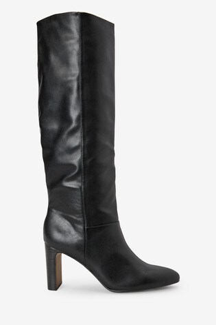 Feature Heel Knee High Boots from the 