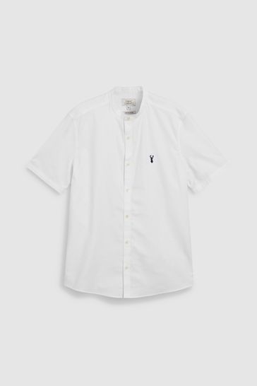 Buy Short Sleeve Stretch Oxford Shirt 