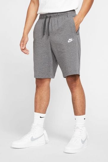 nike club jersey shorts grey