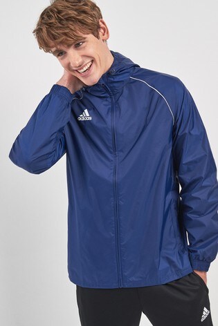 adidas blue rain jacket