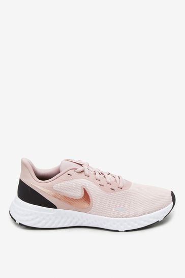 nike revolution pink trainers