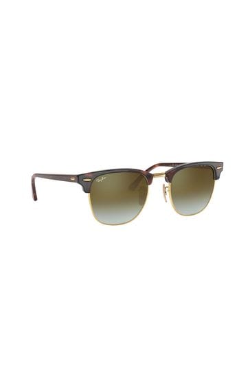Ray-Ban® Brown Clubmaster Sunglasses 