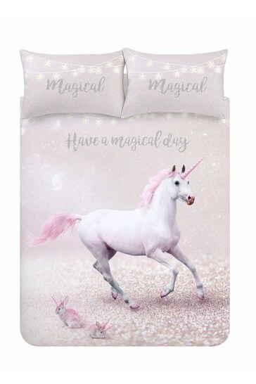 Buy Catherine Lansfield Enchanted Unicorn Duvet Cover And Pillowcase Set From The Next Uk Online Shop