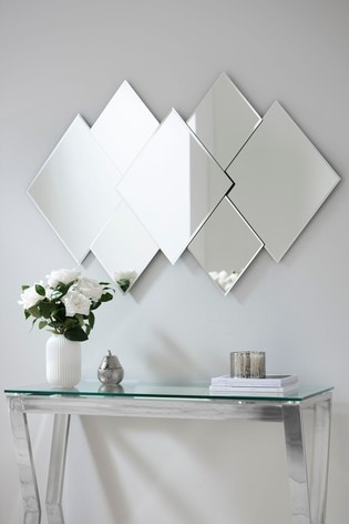 Dakota Diamond Mirror From The Next, Diamond Shaped Wall Mirrors Uk