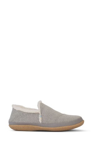 Buy Toms Grey India Slippers from the 