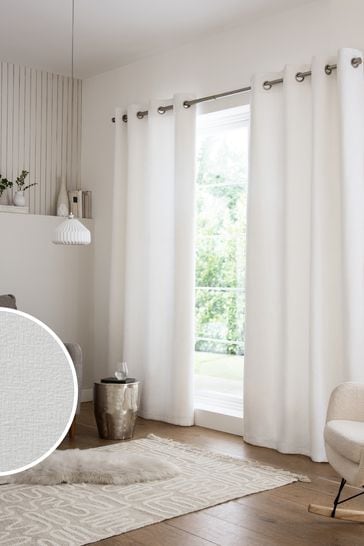 Heavyweight Chenille Eyelet Lined Curtains From The Fitforhealth Heavyweight Chenille Eyelet Lined, Lined White Curtains
