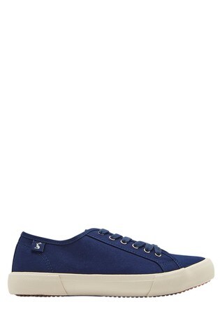 blue canvas pumps