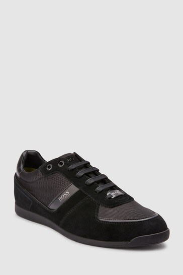 Buy BOSS Black Maize Trainers from the 