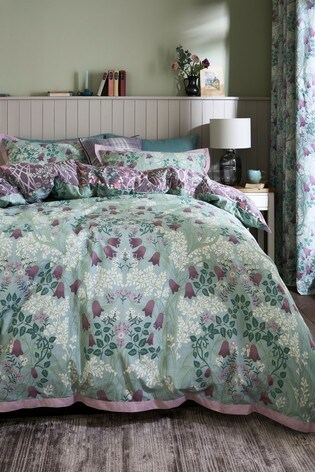 Buy Hadley Mirror Floral Duvet Cover And Pillowcase Set From The