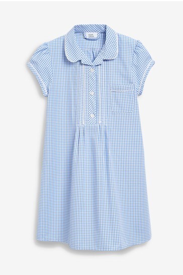 plus fit red gingham school dress