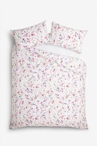 Buy Watercolour Ditsy Duvet Cover And Pillowcase Set From The Next