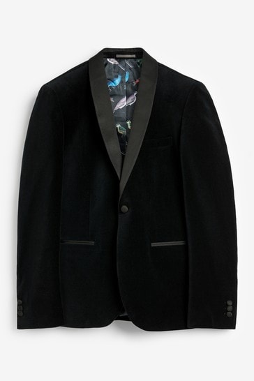 next black velvet blazer