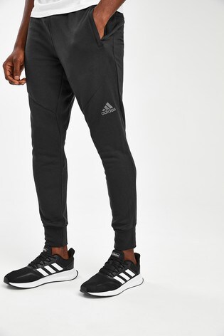 adidas black and grey joggers