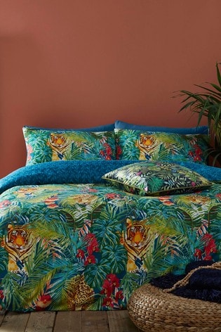 Buy Riva Home Kanha Tropical Animal Duvet Cover And Pillowcase Set
