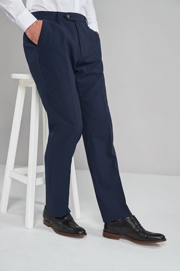 Machine Washable Plain Front Trousers 