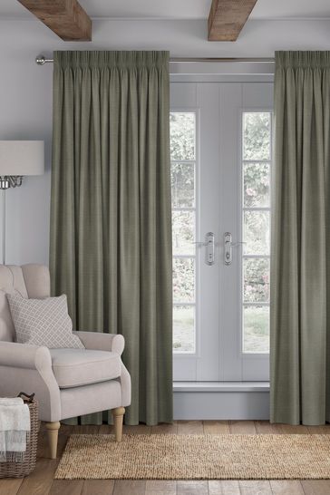 Buy Jasper Fern Green Made To Measure Curtains From The Next Uk Online Shop