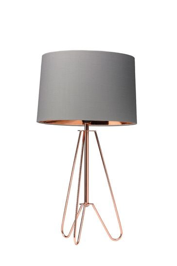 Ziggy Table Lamp From The Next Uk, Copper Wire Table Lamp Shade