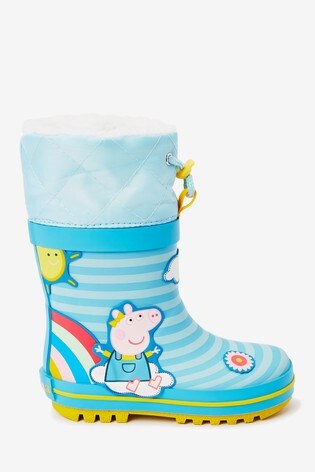 Buy Blue Peppa Pig™ Warm Lined Cuff 