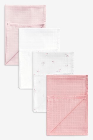 Buy Muslin Squares Four Pack from the 