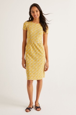 Buy Boden Yellow Phoebe Jersey Dress 