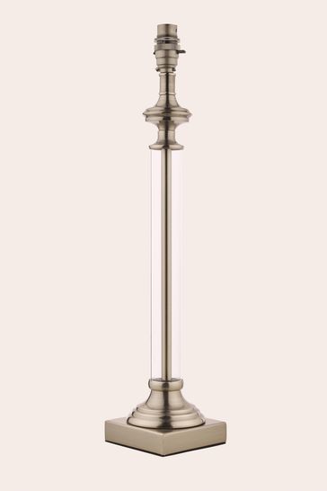 Laura Ashley Silver Winston Glass Candlestick Table Lamp Base From The Next Uk Laura Ashley Silver Winston Glass, Silver Candlestick Lamp Base