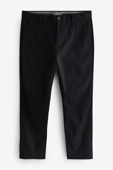 black slim chinos