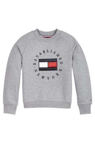 tommy hilfiger circle logo sweatshirt