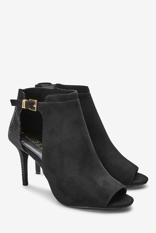 peep toe shoe boots next