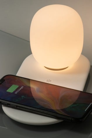 light with phone charger