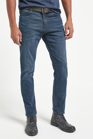 dark wash slim fit jeans