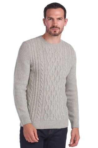 barbour chunky knit jumper