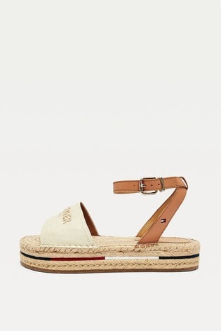 cream espadrille sandals
