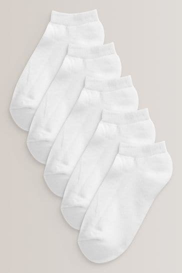 Buy 5 Pack Cushioned Trainer Socks from 