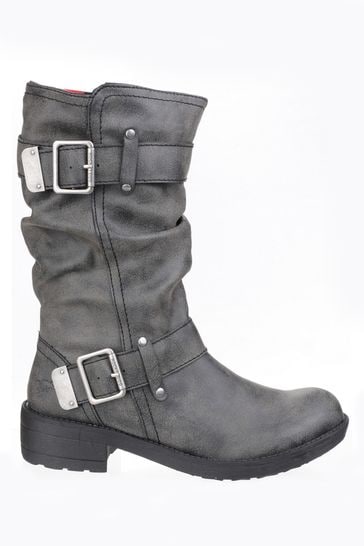rocket dog womens motorcycle boots