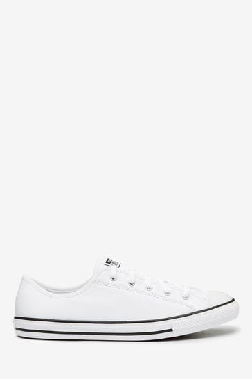 Buy Converse Dainty Leather Trainers 