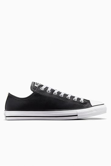 converse leather ox trainers