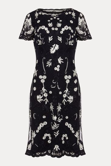 phase eight embroidered dress